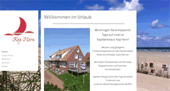 Desktop Screenshot of kap-horn-juist.de